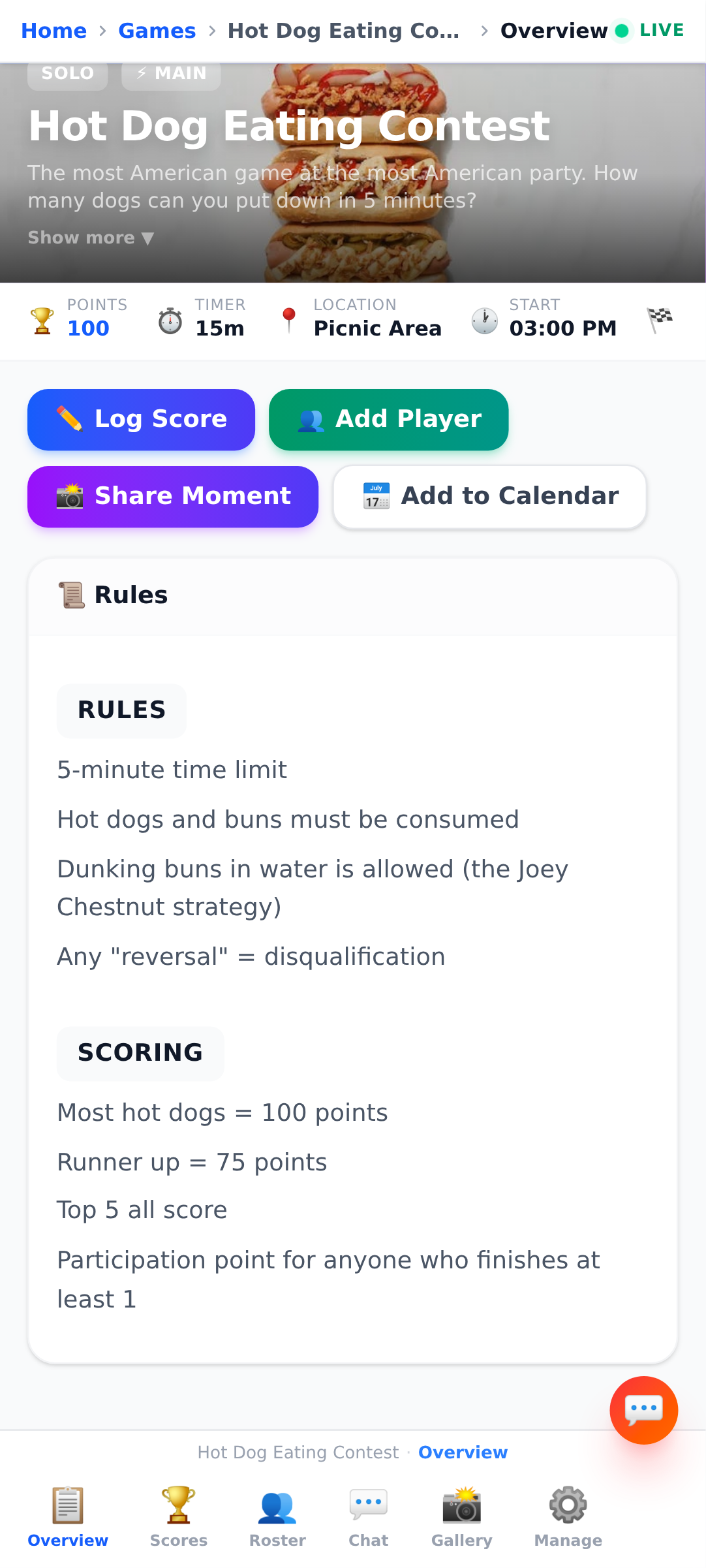 Game Detail screenshot